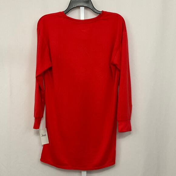 Jenni Women’s Soft Sleep Night Shirt Red Size XS - Picture 2 of 4